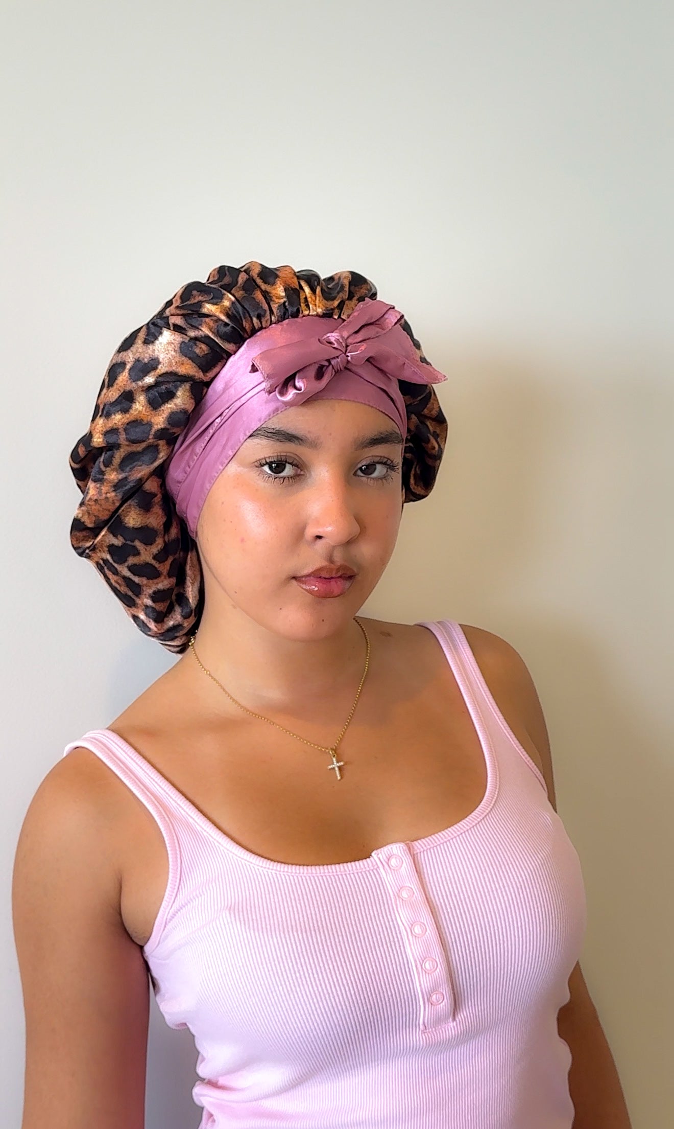 Classic Cheetah Print Bonnet