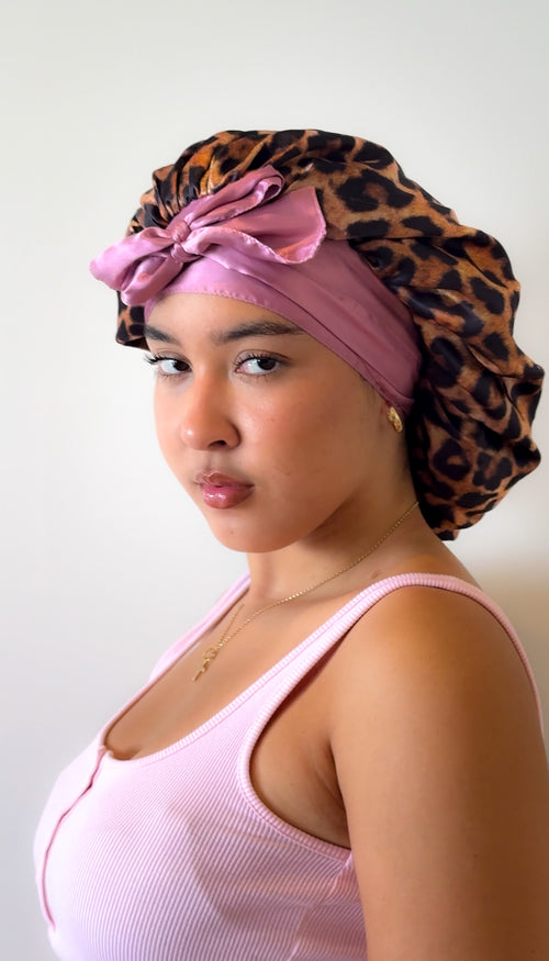 Classic Cheetah Print Bonnet